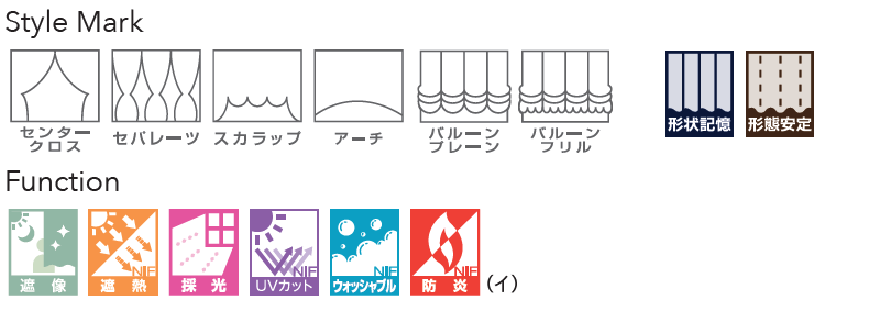 リリカラ オーダーカーテン ＆time アンドタイム レギュラー縫製 約1.5