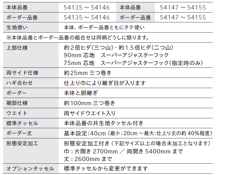 Style No.CP05 ボトムボーダースタイル